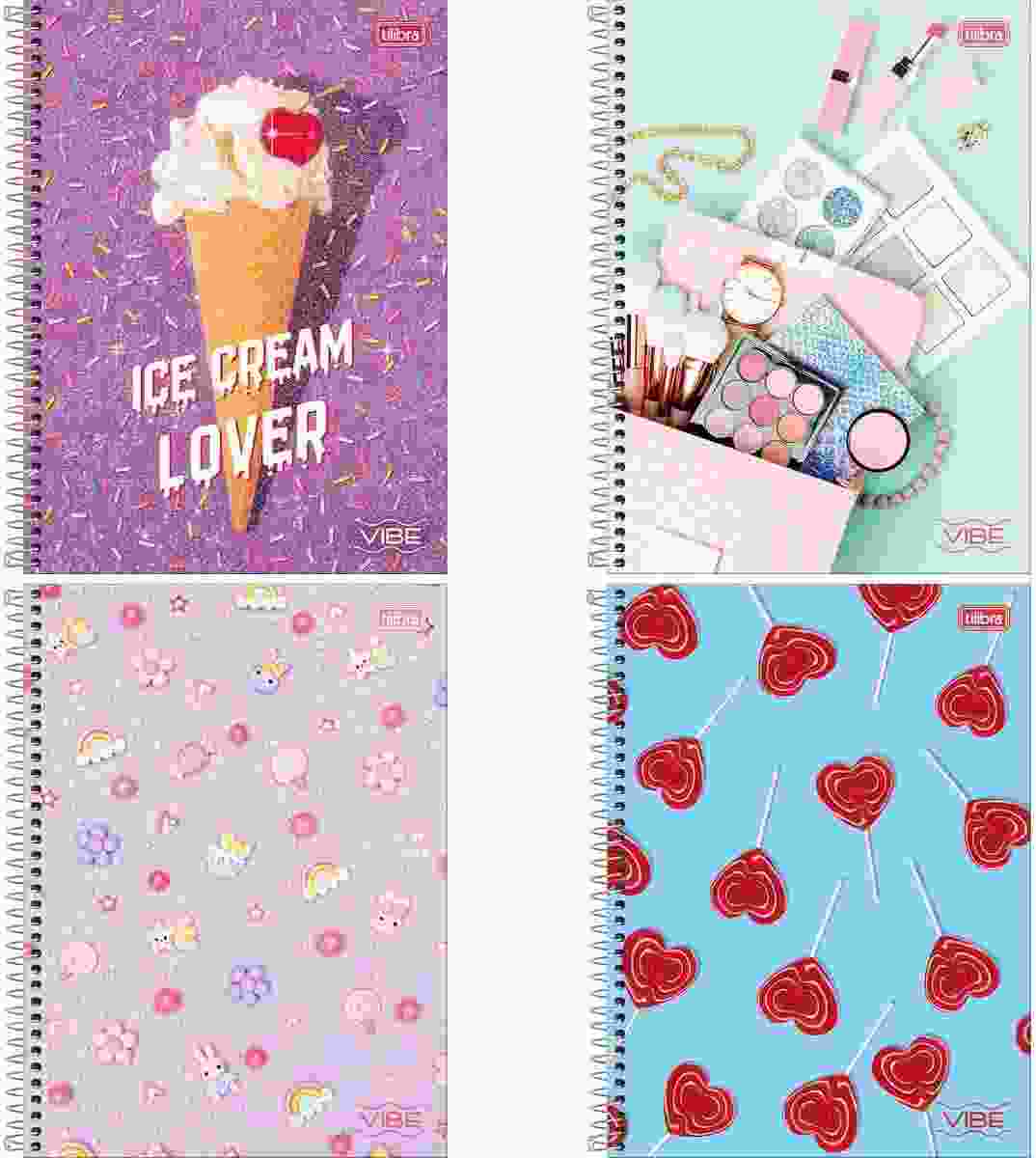 CADERNO 20X1 VIBE FEMININO